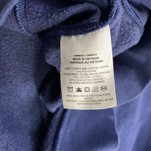 Nike NSW Sportswear Swoosh Pullover Hoodie Size Large - Blue DX1089 - Picture 10 of 11